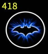 Batman 2 шт. беспроводные Светодиодные на дверь автомобиля приветственные огни лазерный проектор логотип призрак тени свет Бэтмен гримас автомобильный Стайлинг автомобильный плафон внутреннего освещения - Испускаемый цвет: Batman