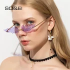 Солнцезащитные очки женские SO  EI, без оправы, с прозрачными линзами, UV400