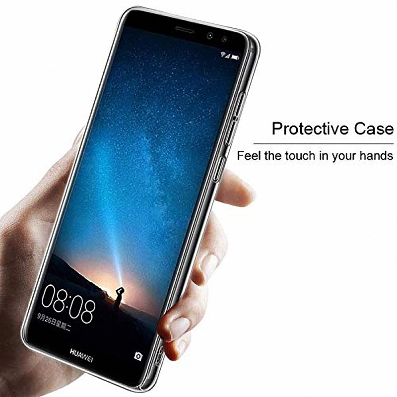 Мобильный телефон задняя крышка для Huawei Honor 9i 9N Мягкий ТПУ прозрачный силиконовый