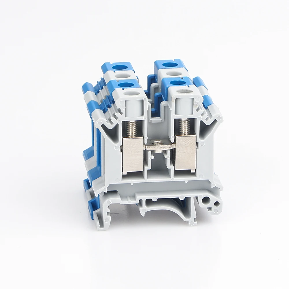 

Din Rail Terminal Blocks UK-10N Universal Wiring Class Connector Screw Conductor UK10N Screw Connection Wire Conductor 10pcs