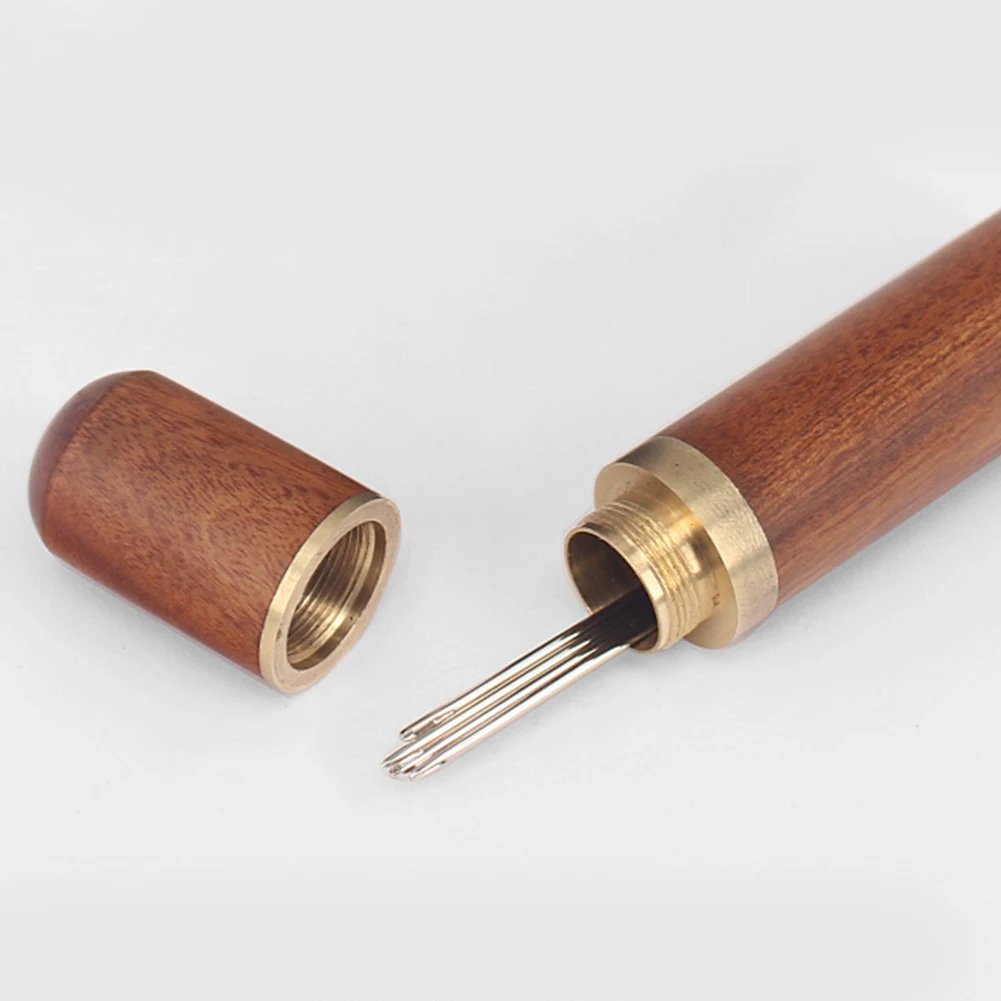 

Craft Knitting Embroidery Home Tools Wooden Storage Mending DIY Handmade Sewing Needle Holder