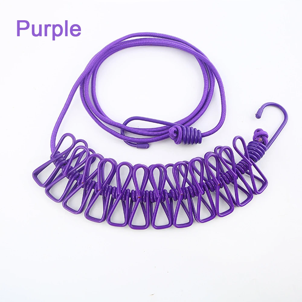 

Вешалка для белья 180 см с 12 зажимами