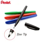 Ручки Pentel S520 для подписей, наконечник из волокна, жидкие чернила, ручки для рисования и скетчинга, японские Канцтовары