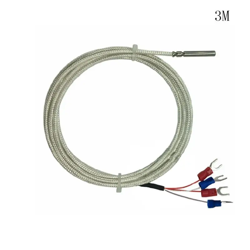 

Temperature Sensor Probe 3 Wires Cable Thermocouple Waterproof for Transmitter B85C