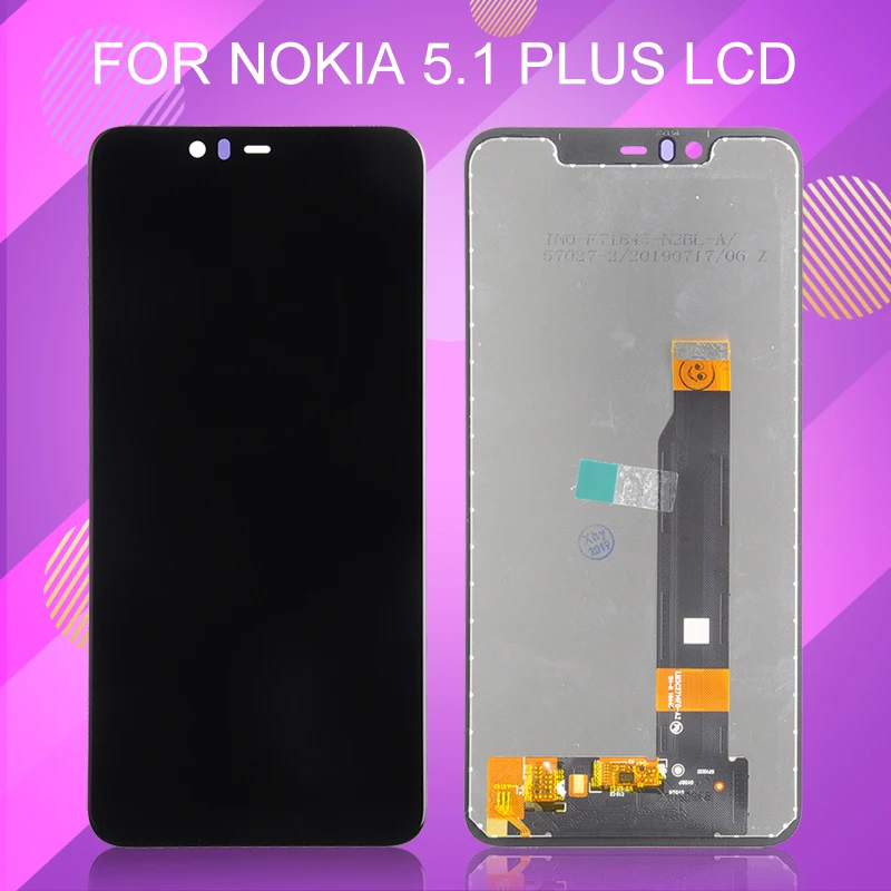Продвижение Catteny ЖК-дисплей 5 86 дюйма для Nokia 1 с сенсорным стеклом дигитайзер в