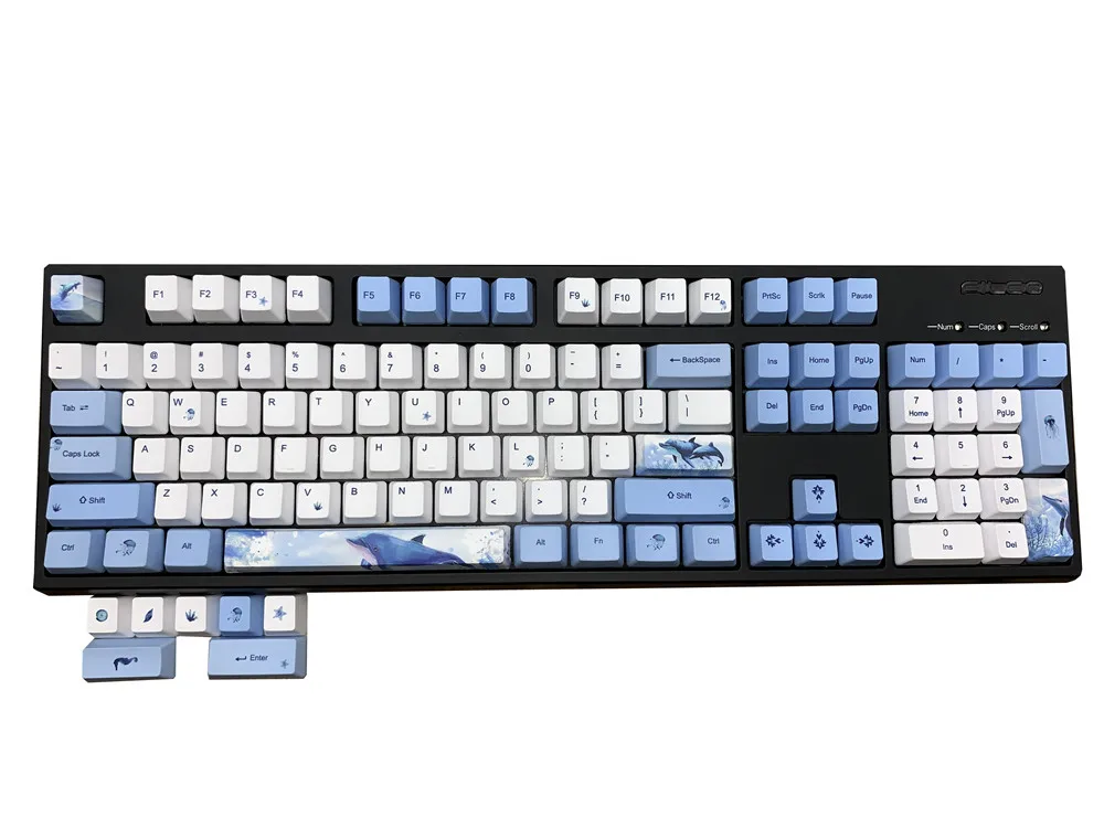 КИТ OEM PBT Keycaps полный набор механическая клавиатура Keycaps PBT краситель-сублимация Keycap GK61