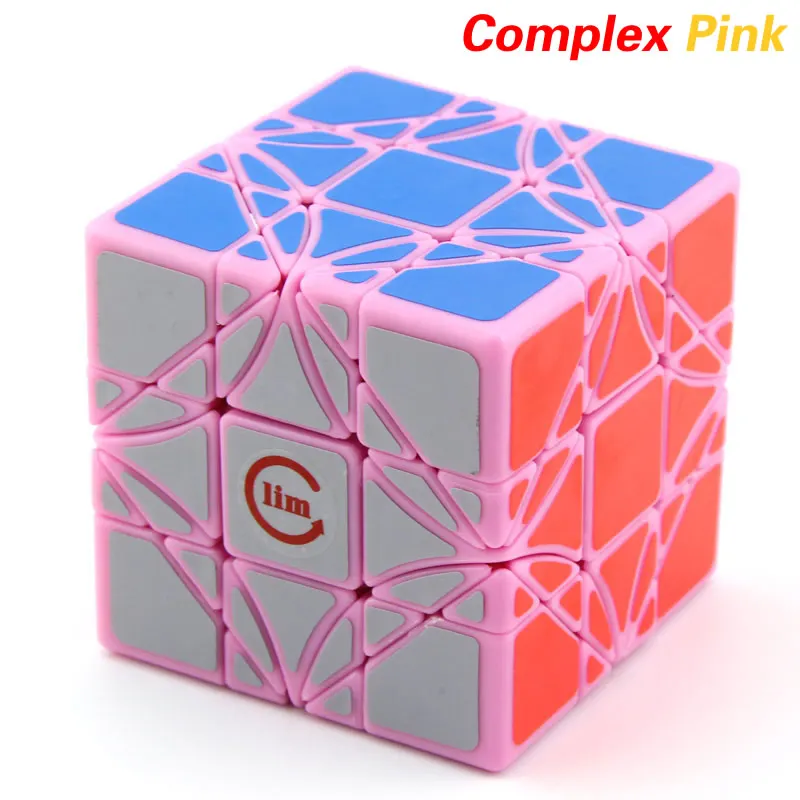 Pink Fangshi F/S Lim Dreidel супер угол поворота 3x3x3 волшебный куб LimCube угол вращения 3x3 перекос скорость Головоломка Развивающие игрушки - Цвет: Pink