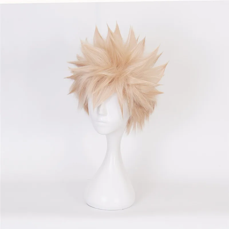 Парик для косплея Bakugou Katsuki из аниме Моя геройская Академия термостойкий короткий