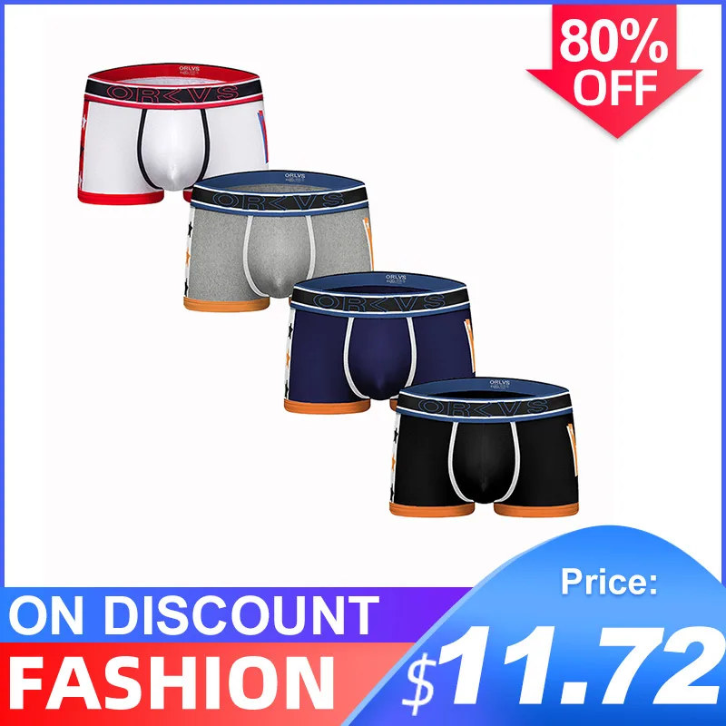 4 шт./лот хит продаж хлопковое удобное нижнее белье с буквенным принтом мужские