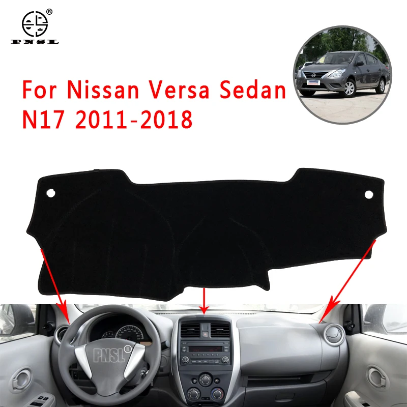 PNSL коврик для приборной панели автомобиля Nissan Verae Sedan 2011 2018 защита от солнца