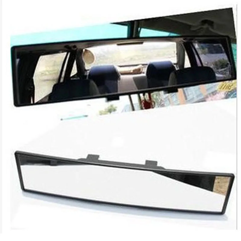 Универсальное автомобильное зеркало заднего вида 300 мм антибликовое плоское