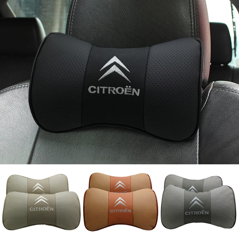 

Car Seat Back Fixed Neck Headrest Decor for Citroen C2 C4 Aircross C3 C4l C5 Saxo C Elysee Ds 5 4 6 Xsara Picasso Berlingo Sega