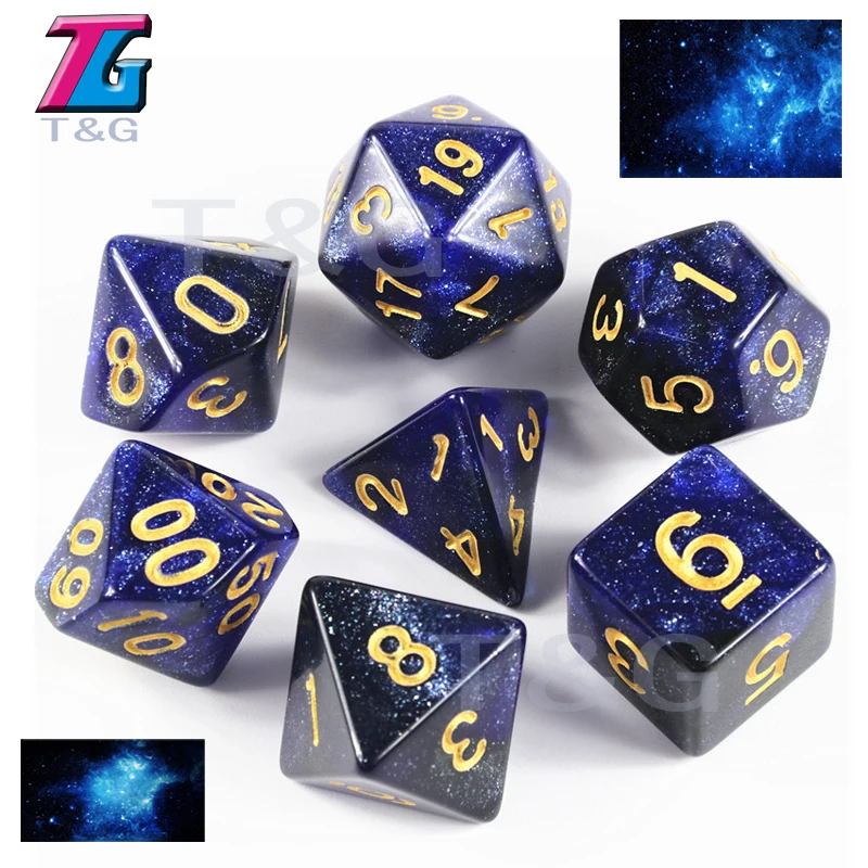 Подарочный выбор 7 шт. классический набор кубиков штампы портативные акриловые