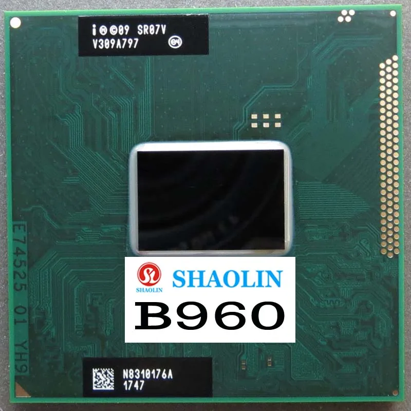 

40%offB960 SR0C9 SR07V 2.2 GHz Dual-Core Dual-Thread CPU Processor 2M 35W Socket G2 / rPGA988B Original SHAOLIN Official Version
