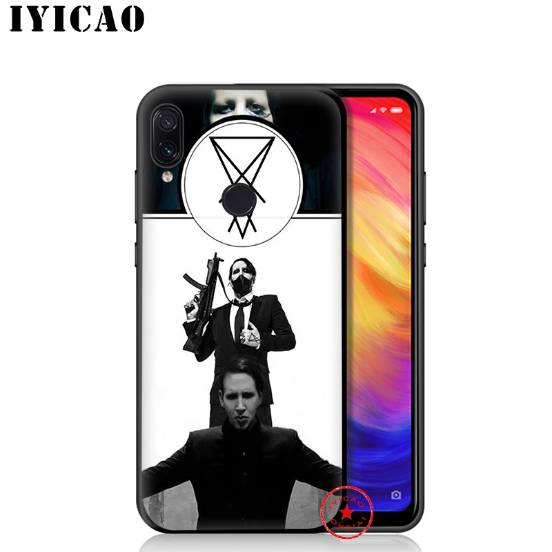 IYICAO Marilyn Manson Soft Case for Redmi K20 8A 7A 7 6 Pro 6A 5 Plus 5A 4X 4A S2 Go Silicone |