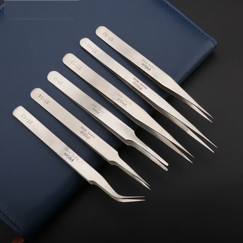 Утолщенный Пинцет из нержавеющей стали Прецизионный Металлический пинцет