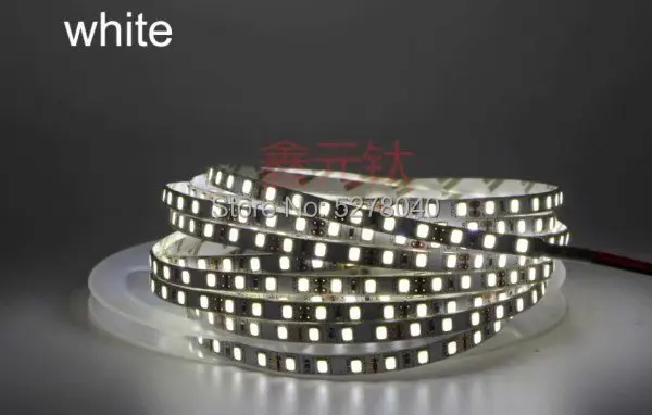 Светодиодная лента 2835 12 в 120 светодиодов 5 мм pcb белый/теплый белый/красный/зеленый/синий/розовый/Ледяной Синий/золотой/4000 к не водонепроницаемый выделенный 5 м