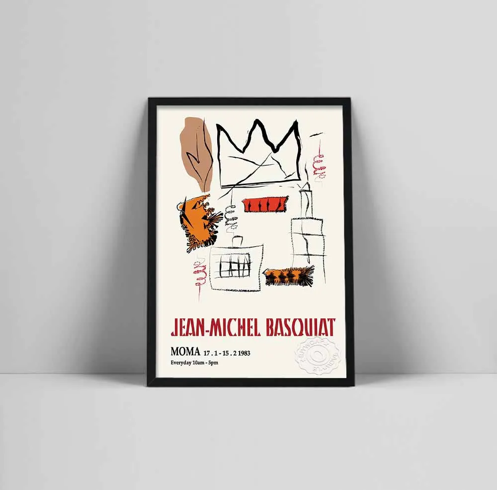 Абстрактная живопись Jean Мишель Basquiat изобразительное искусство печать на холсте