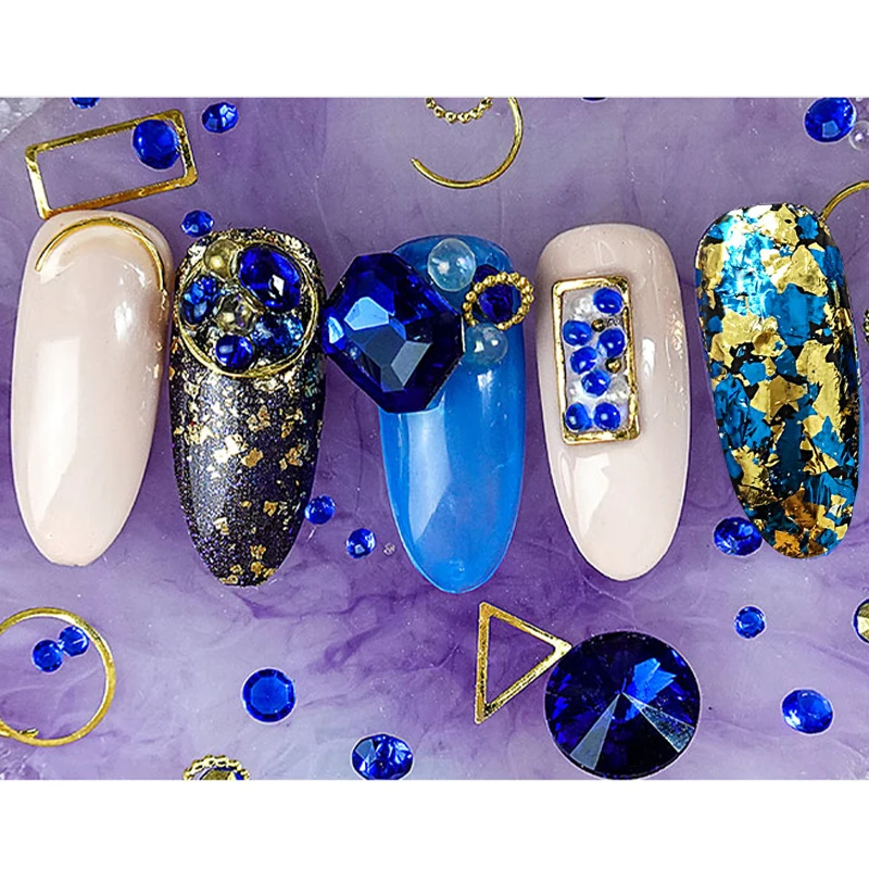 Имитация золотых листьев хлопья для украшения ногтей позолота живопись