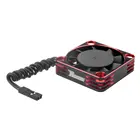 40 мм металлический охлаждающий вентилятор двигателя, теплоотвод 8,5 В16000 обмин для 110 18 15 RC бесщеточный автомобильный двигатель