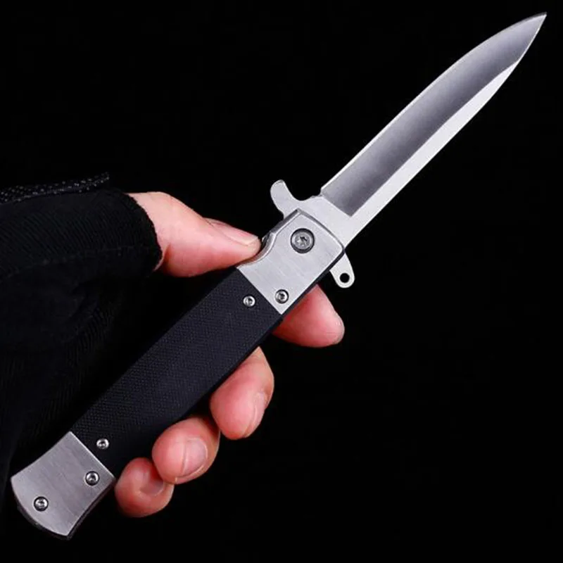ToughKeng Tactical Multi-function Folding Blade Knife G10 Handle Fishing EDC Tool Knives with Back Clip | Инструменты