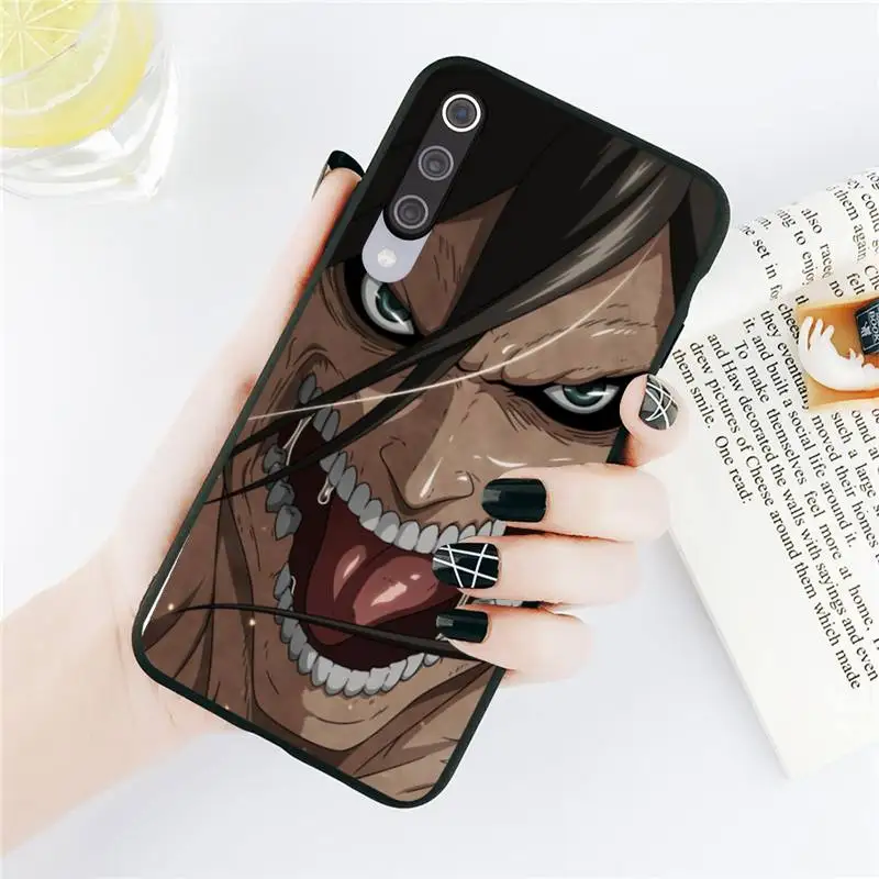 

attack on titan Phone Case For Xiaomi Redmi 4x 5 plus 6A 7 7A 8 mi8 8lite 9 note 4 5 7 8 pro