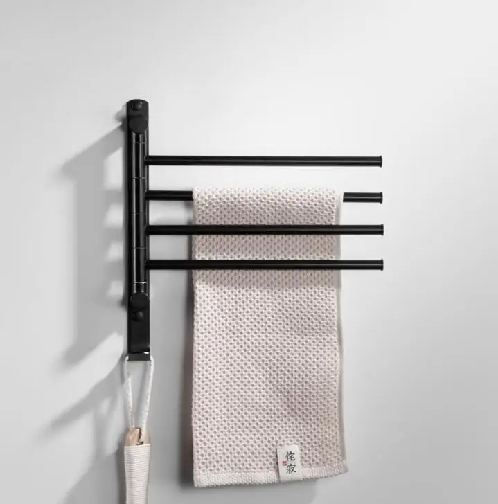 Золотая Скандинавская латунная вешалка для полотенец из матовой латуни