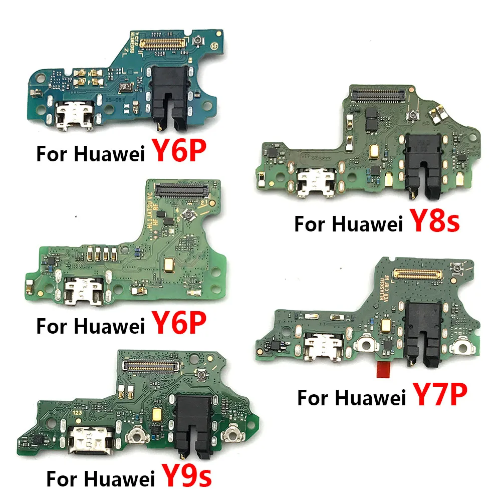 

100% Original USB Charge Port Jack Dock Connector Charging Board For Huawei Y7A 202 Y7P Y6S Y6P Y8P Y8S P40 Lite 5G / P40 Lite E