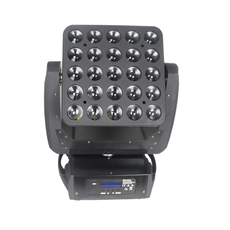 E-2pcs с Чехол 5x5 пикселей матрица 25X15 Вт RGBW led матрица сценический светильник с движущейся головкой