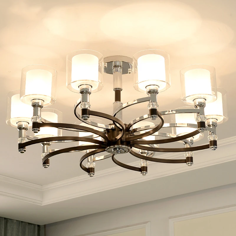 Скандинавские светодиодные люстры светильник железная Люстра для гостиной