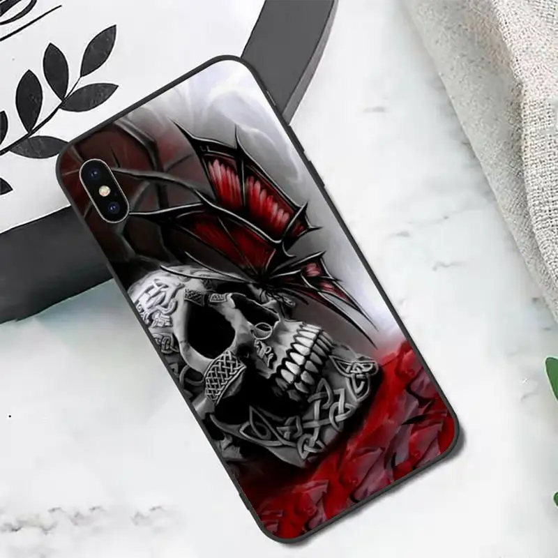 

Grim Reaper Skull Skeleton Phone Case for iPhone 11 12 pro XS MAX 8 7 6 6S Plus X 5S SE 2020 XR