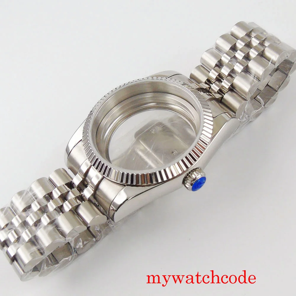 Чехол для часов parnis из нержавеющей стали 36 мм подходит miyota 8215 ETA 2836 автоматический