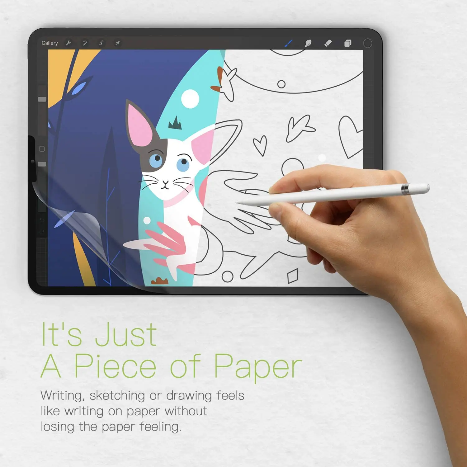 paper like screen protector film matte pet painting write for ipad 2018 9 7 air 2 3 4 10 5 2020 pro 11 10 2 7th gen mini 4 5 free global shipping