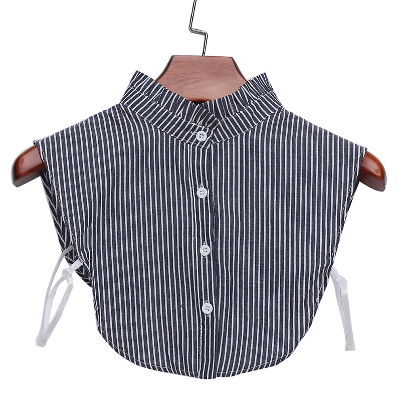 Женская рубашка с полуобманкой Модная хлопковая оборками съемный ложный