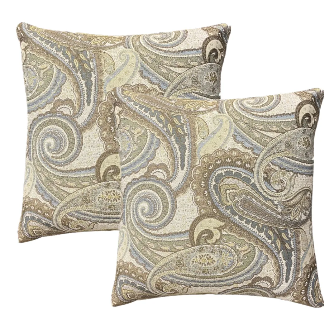 

Luxurious Jacquard Pillow Cover Vintage Home Decorative Cushion Cover 45x45cm Sofa Throw Pillows Vintage Pillow Case