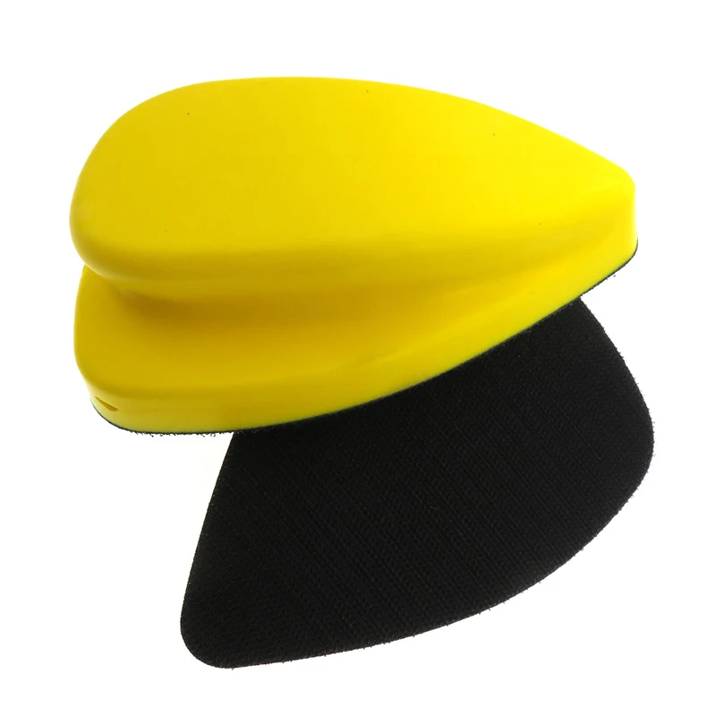 

Manual Mouse Polishing Disc Self Adhesive Flocking Sandpaper Sanding Disc Car Polishing PU Hand Rest Hand Tools Rubber Handle