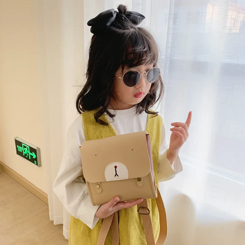 Новые детские сумки через плечо в форме животного мультяшный медведь Детский