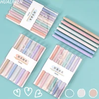 6 pcsset double tip highlighter pens kawaii candy color manga markers midliner pastel highlighter set stationery
