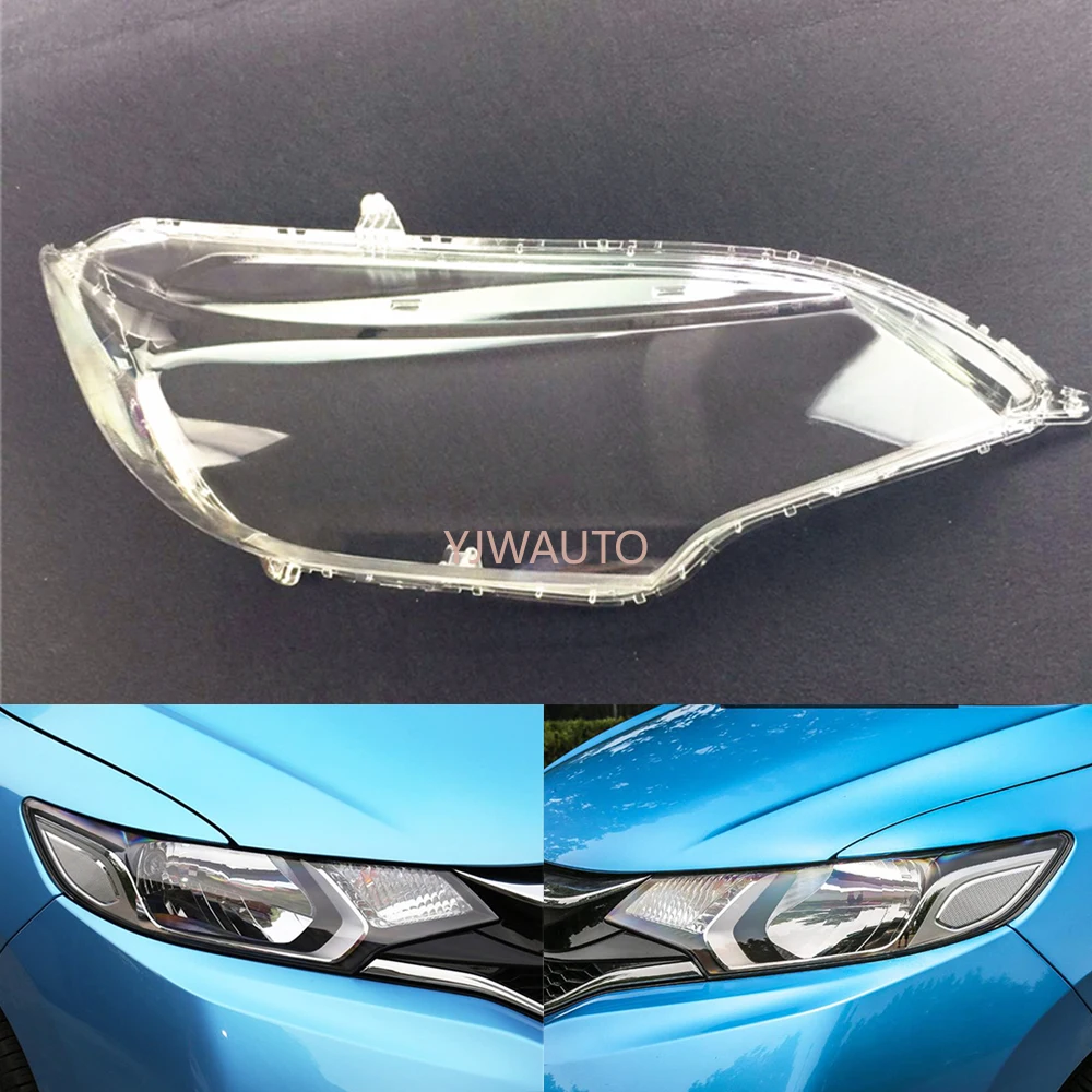 Передняя линза для Honda Fit Jazz 2014 ~ 2018 крышка фары автомобильная запасная