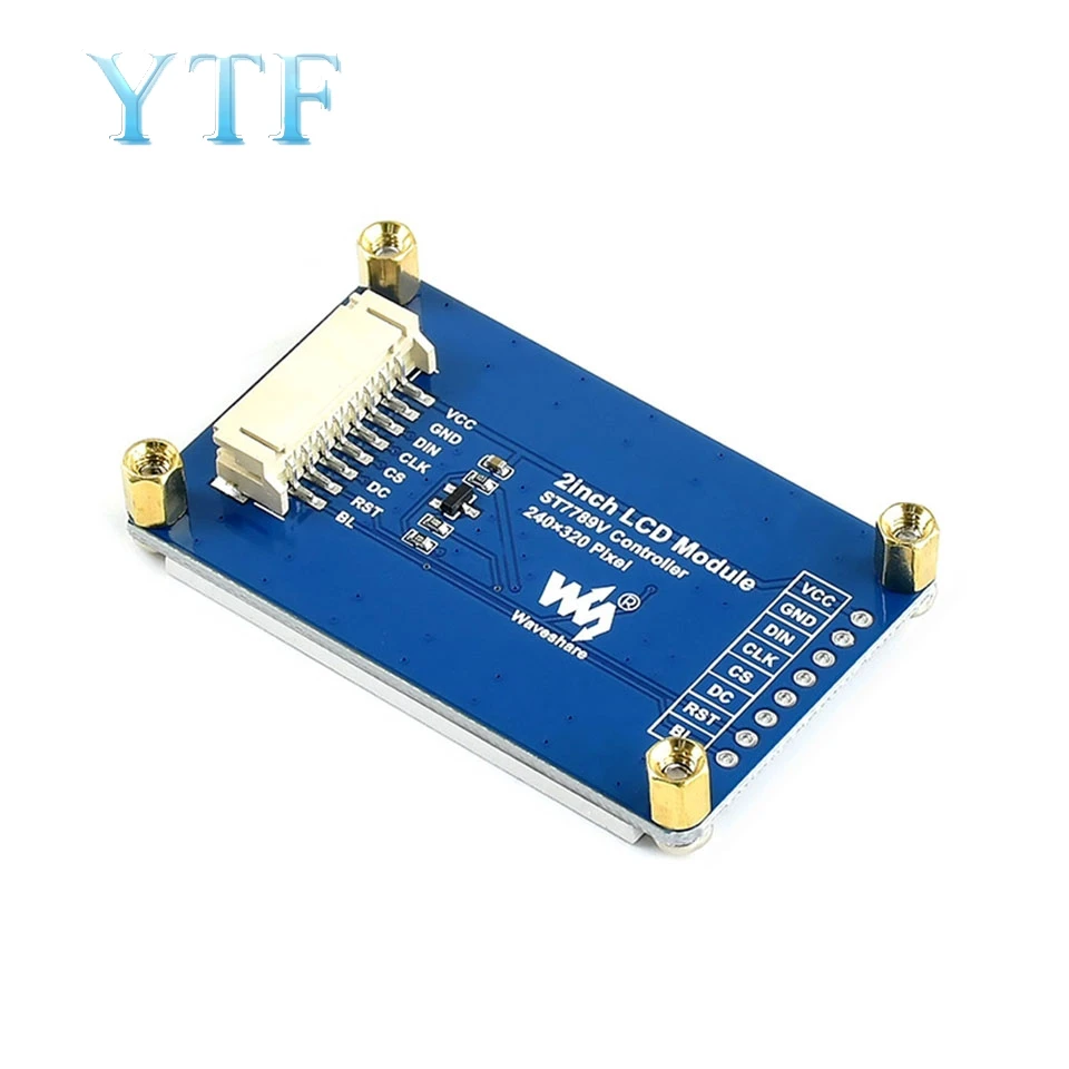 2-дюймовый IPS Дисплей SPI Интерфейс поддерживает модуль Raspberry Pi 4B/3B +/ NVIDIA/ |
