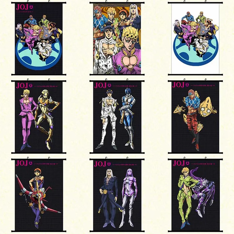 Постер и принты Джоджо с экшн Невероятные приключения японские аниме картины для