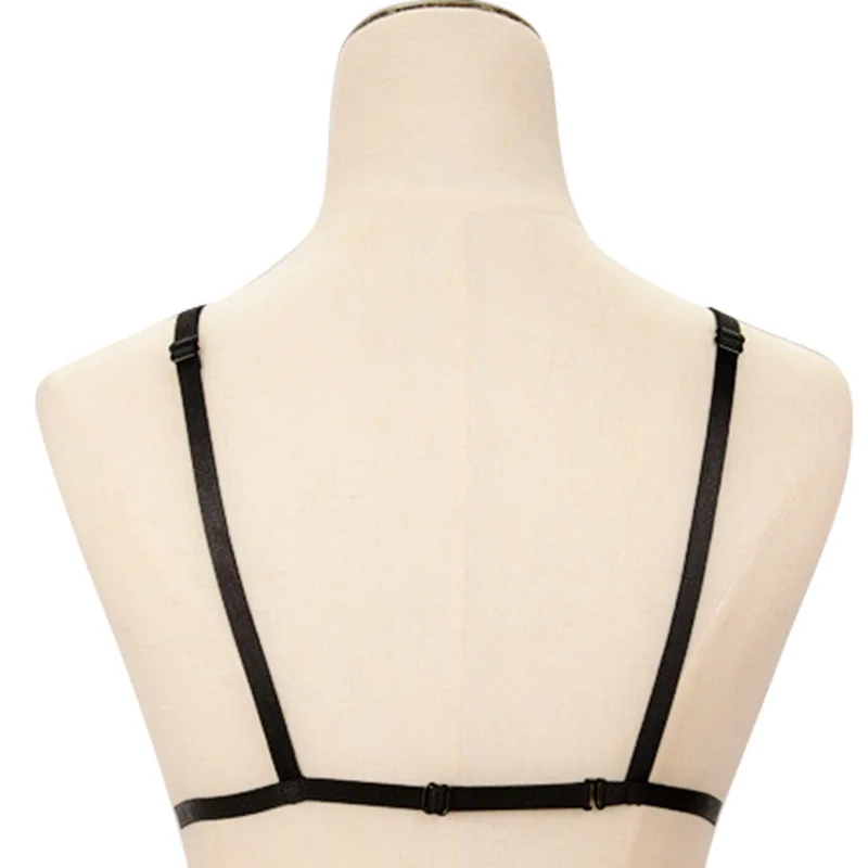 2019 sexy strap elastic bra set lingerie nightclub doll for sex student Christmas erotic good chain |