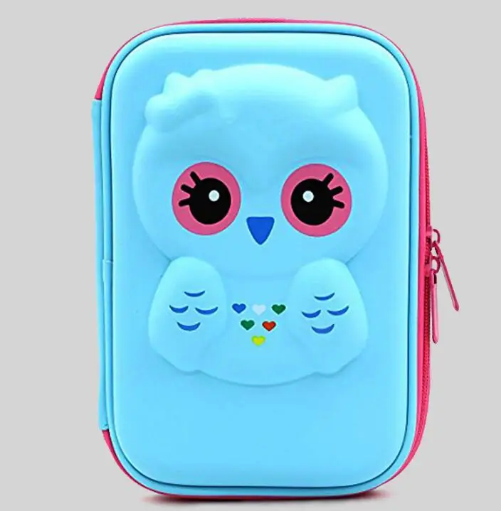 Чехол для карандашей с милыми мультяшными животными 1 шт. пенал из ЭВА