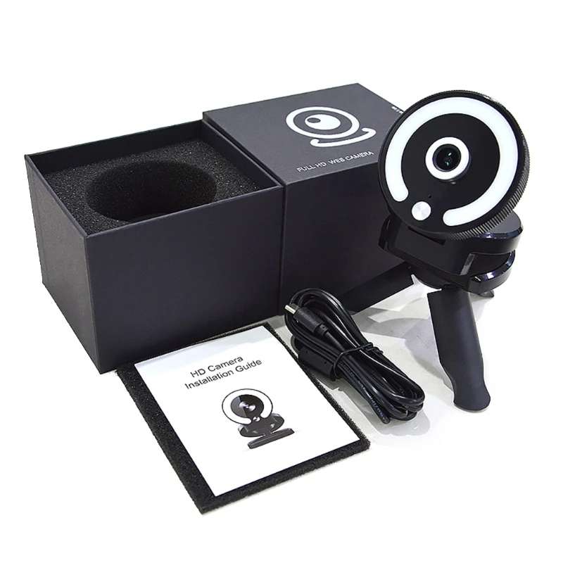 

X7AA 2K4K1080P High Definition Webcam with Built-in Mic USB2.0 Free Drive Plug&Play Camera Noise Reduction Microphone WebCam