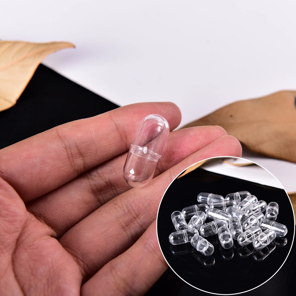 Пустые капсулы для таблеток 20 шт./упак. дорожный медицинский чехол белые пустые