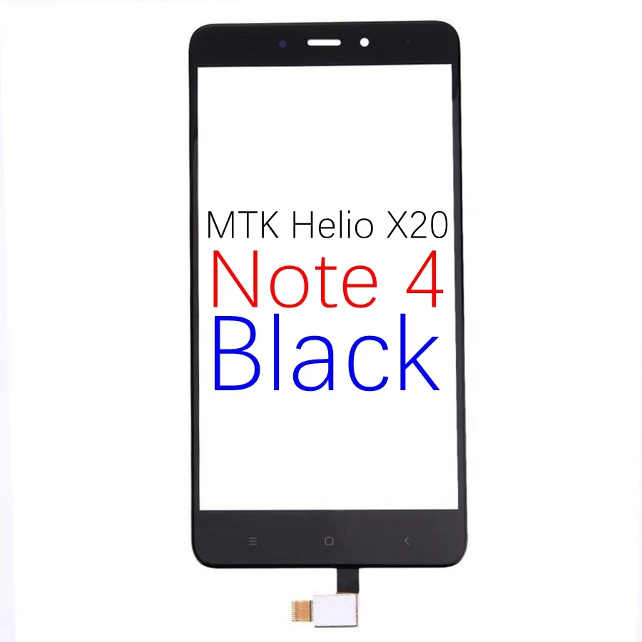 Сенсорный экран с дигитайзером для Xiaomi Redmi Note 4/4X Pro передняя стеклянная панель Note4