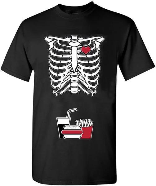 

Skeleton Junk Food DT Adult T-Shirt Tee