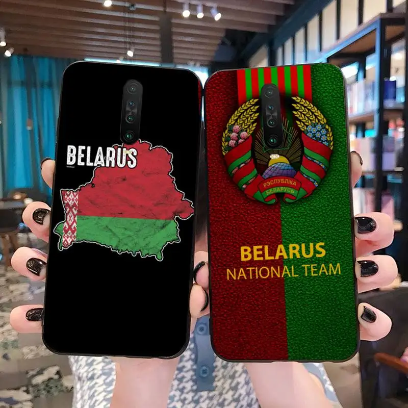 

HPCHCJHM Belarus flag Soft Silicone TPU Phone Cover for Redmi Note 8 8A 8T 7 6 6A 5 5A 4 4X 4A Go Pro