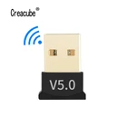 Адаптер Creacube V5.0 беспроводной Bluetooth-совместимый 5,0, ключ, музыкальный приемник, адаптер, передатчик для ПК RTL8761B