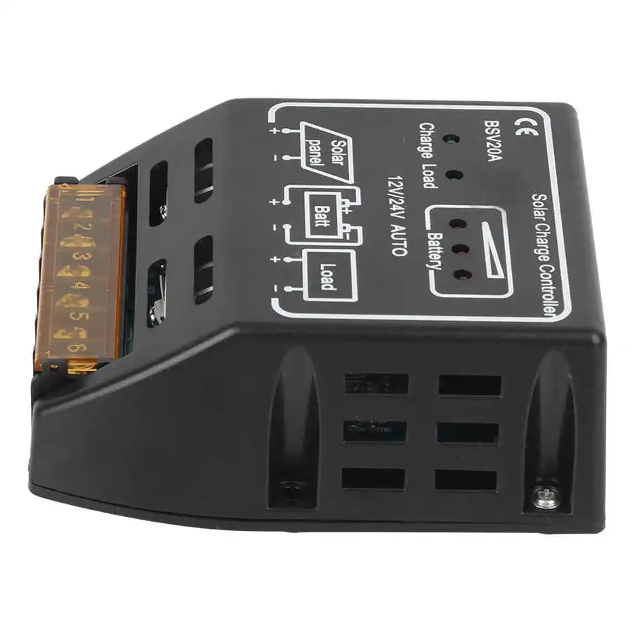 Контроллер заряда солнечной батареи 20A 12 В постоянного тока контроллер